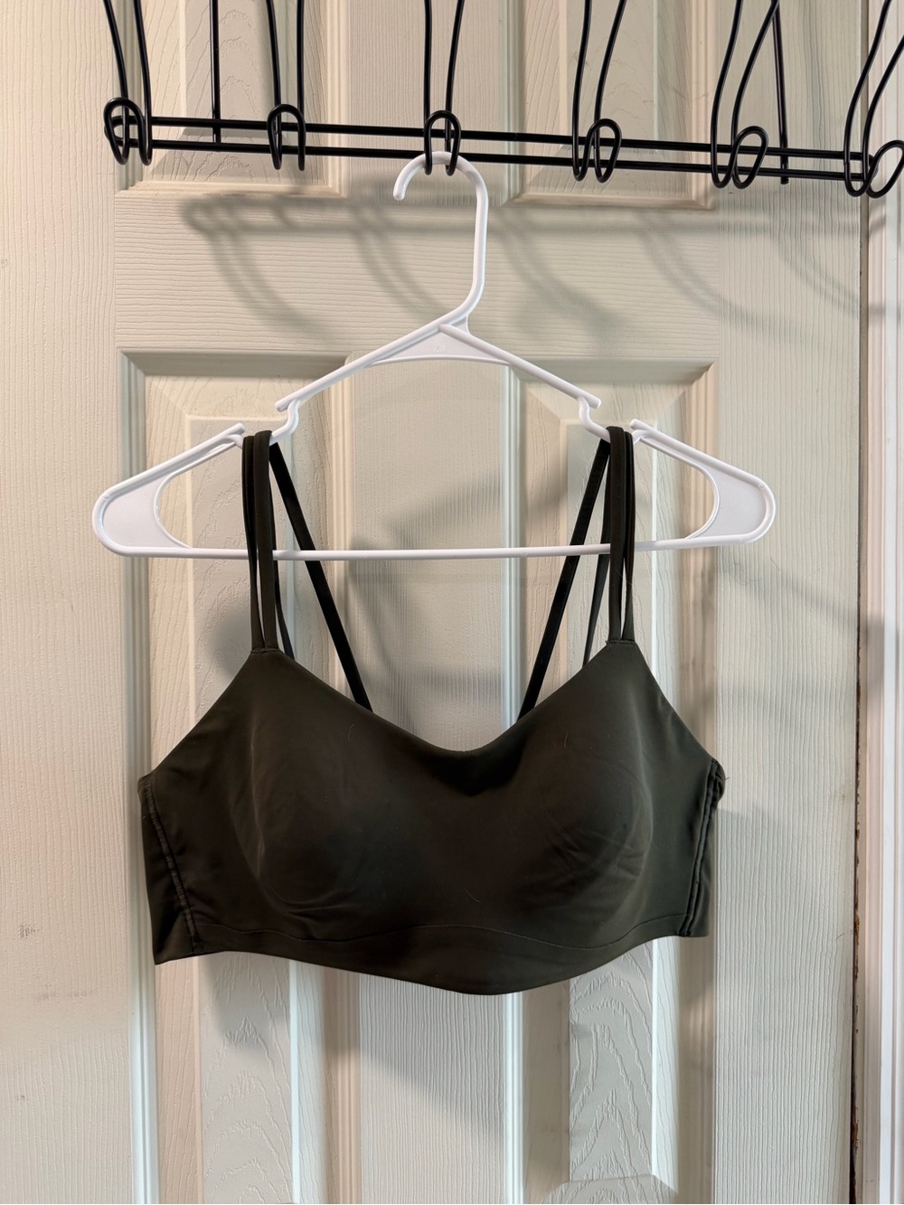 Lululemon Olive Green Double-Strap Bra - Picture 1 of 2